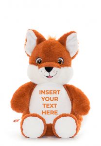 Personalised Fox Teddy Bear