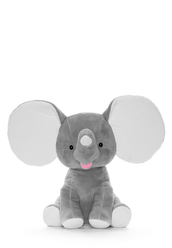 Personalised Grey Elephant Teddy