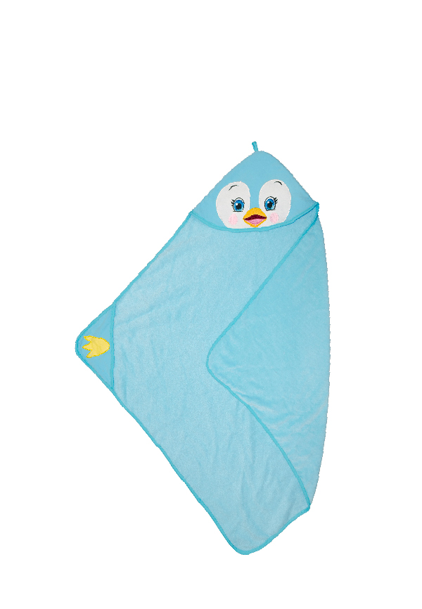 Personalised Penguin Hooded Towel