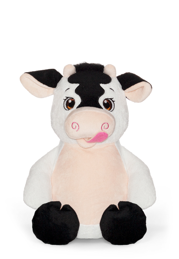 Personalised Soft Sensory Toy Cow Teddy