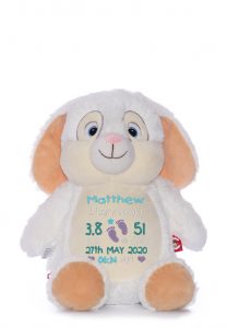 Personalised white Bunny Teddy Toy