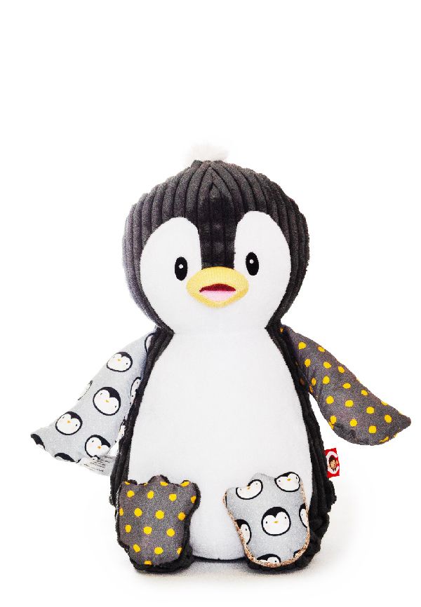 Penguin Teddy Personalised Baby Sensory Toy