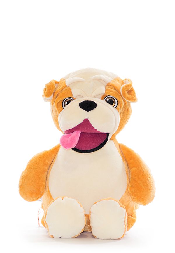 Bulldog Teddy Personalised Signature Toy