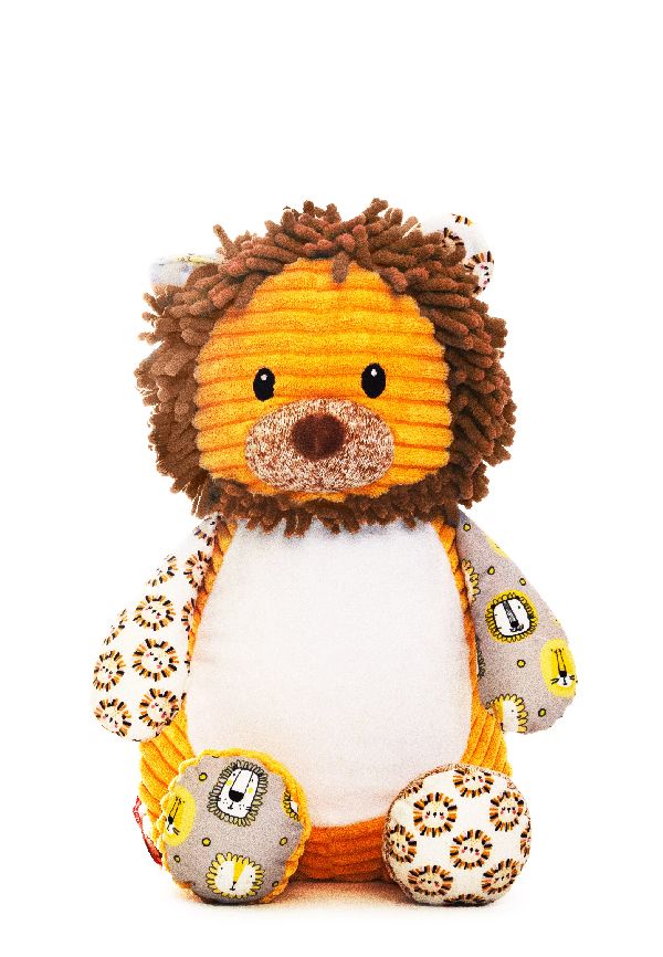 Lion Teddy Personalised Baby Sensory Toy