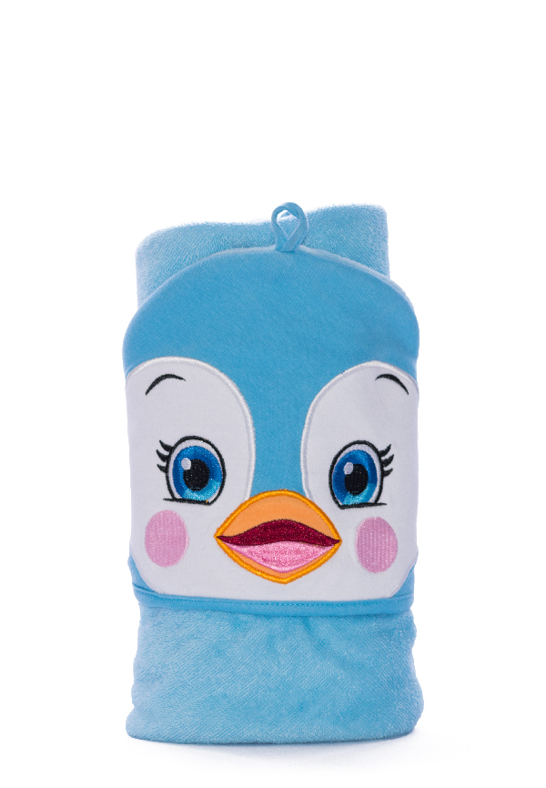 Personalised Penguin Bath Towel